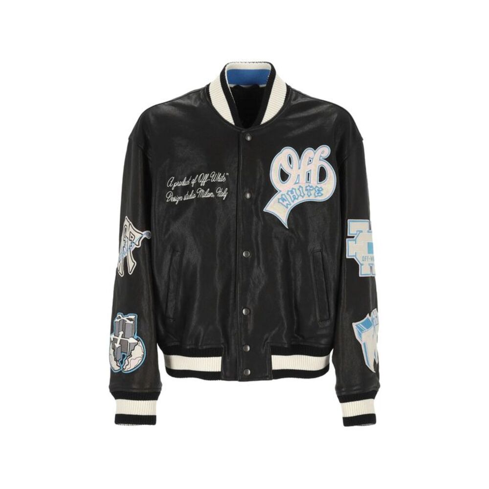 Off-White™ Black Jackets - Leather Jackets Men